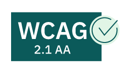 Certifierad tillgänglig webbplats enligt WCAG 2.1-nivå för överensstämmelse AA (extern länk till försäkran om överensstämmelse)